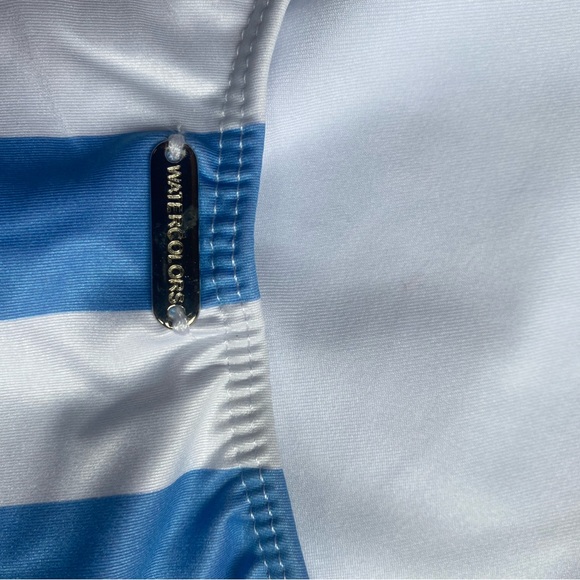 Kenny Flowers Blue and White Striped One Piece - Picture 4 of 6